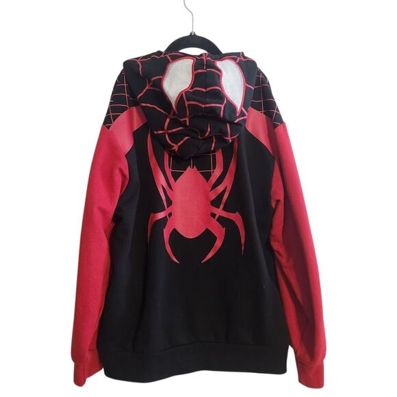 Marvel Spiderman Graphic Sweatshirt Hoodie Kids Superhero 10/12 Costume - Picture 2 of 6